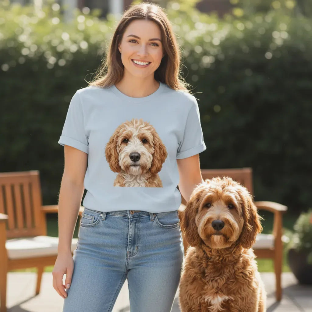 Cavapoo Easter T-Shirt in by Puppy Jo