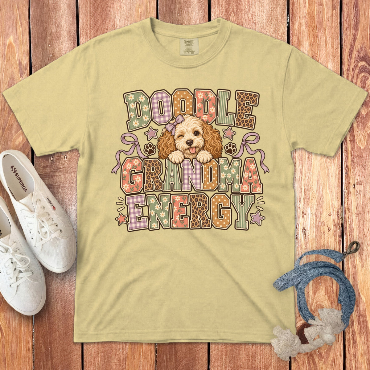 Doodle Grandma Energy Signature T-Shirt
