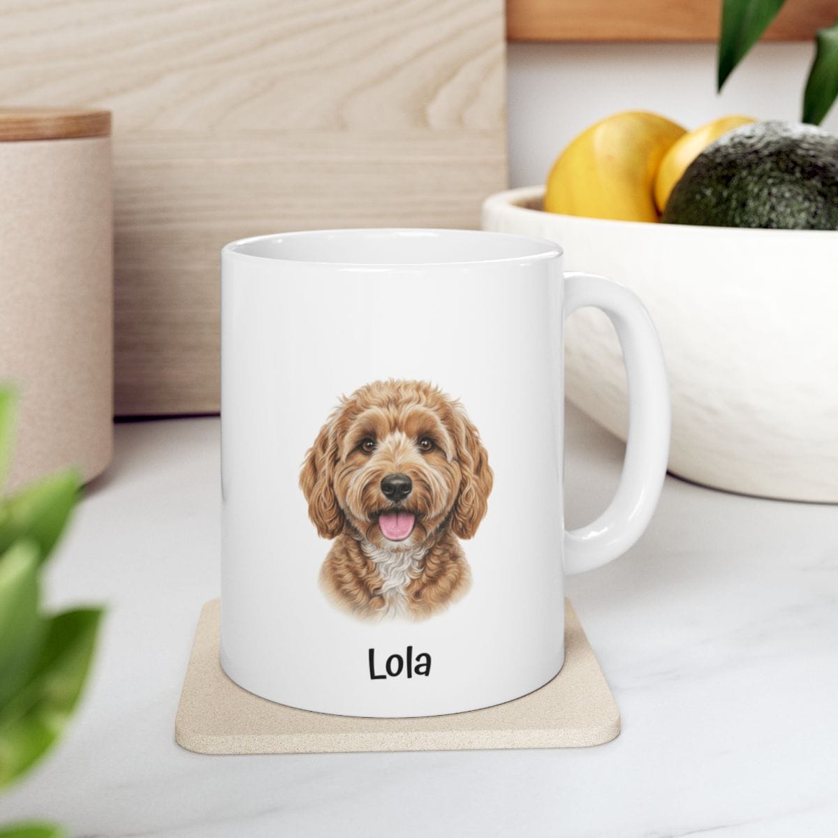 Personalized Dog Portrait Mug