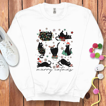 Merry Catmas Cute Cat Christmas Marketing Product