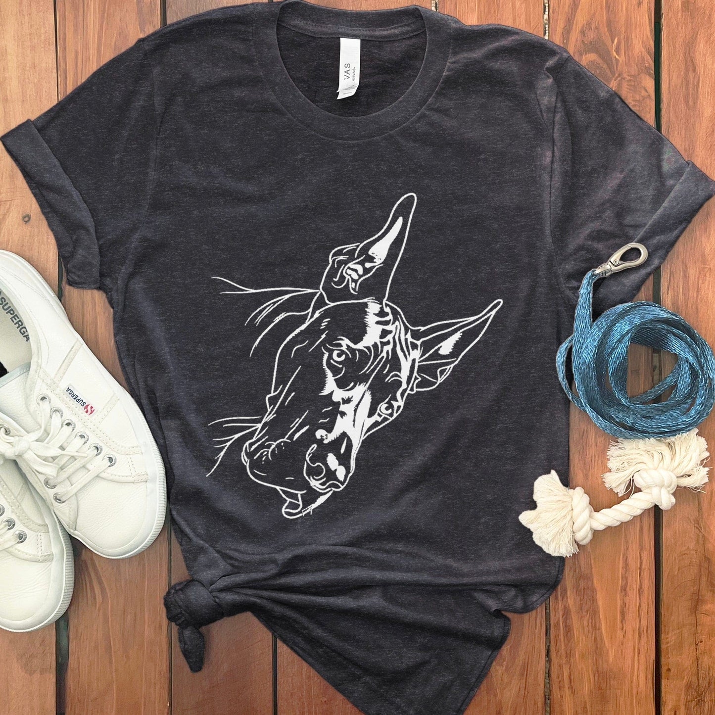 Dog Outline Graphic T-Shirt Ideal for Dog Lovers product