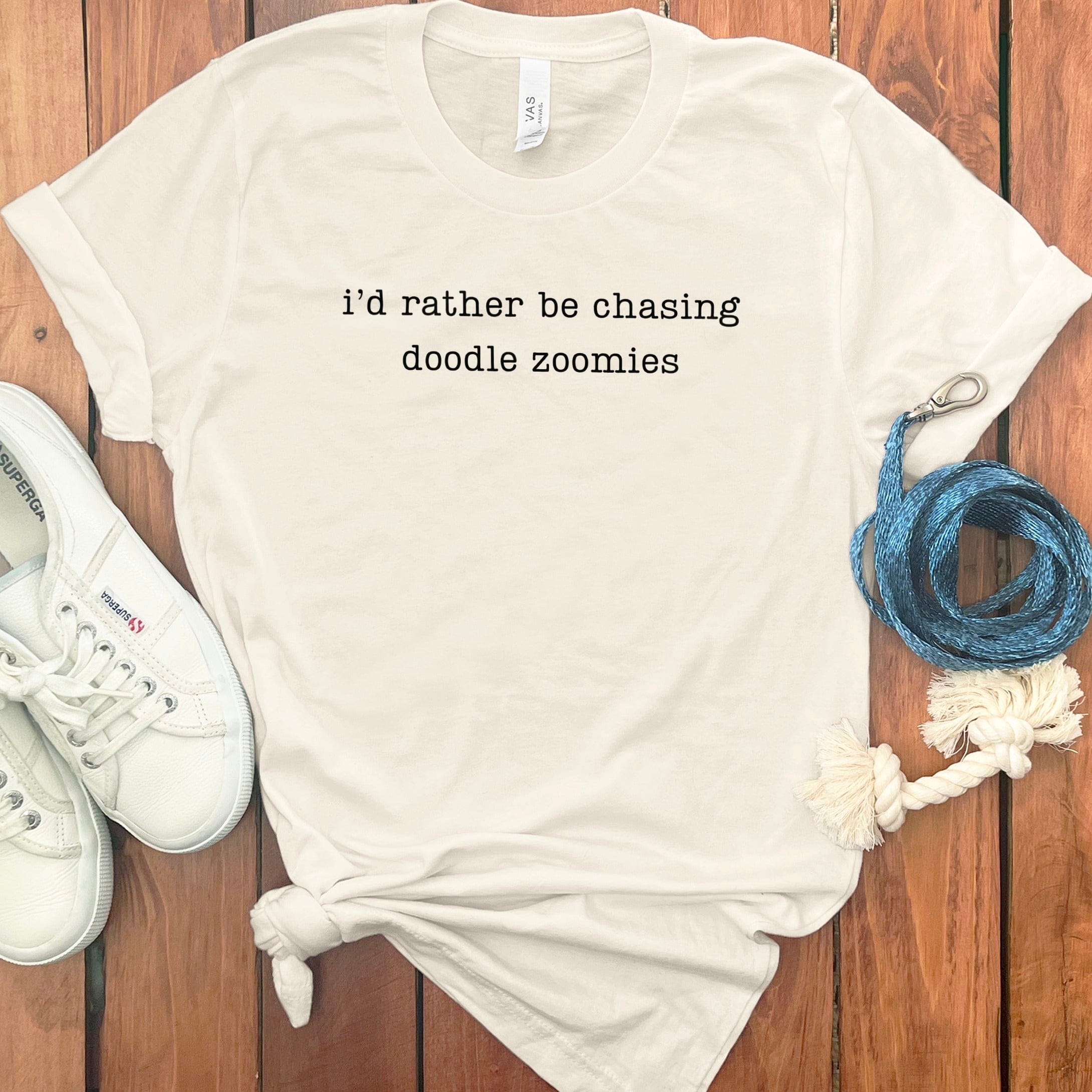 Chasing Zoomies T-Shirt in Natural / S by Puppy Jo