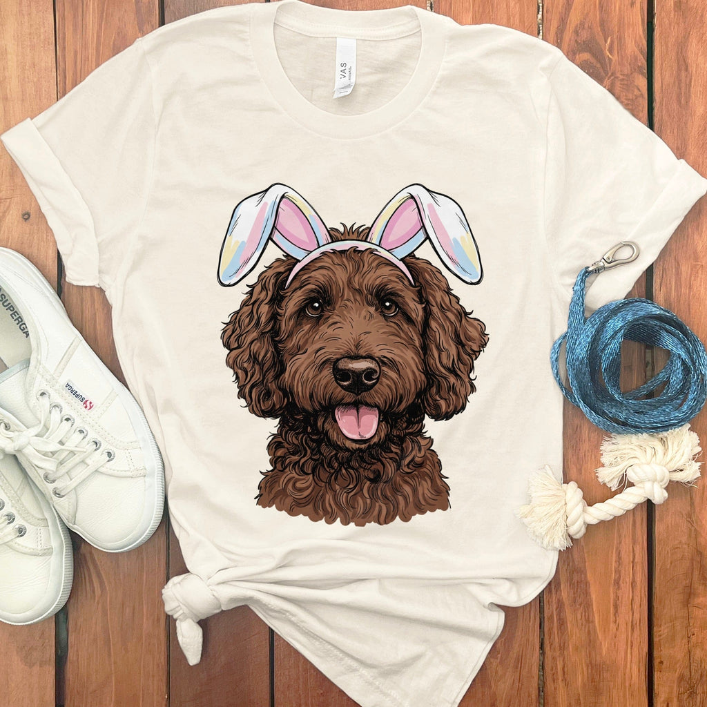 Chocolate Doodle Bunny T-Shirt in Natural / S by Puppy Jo
