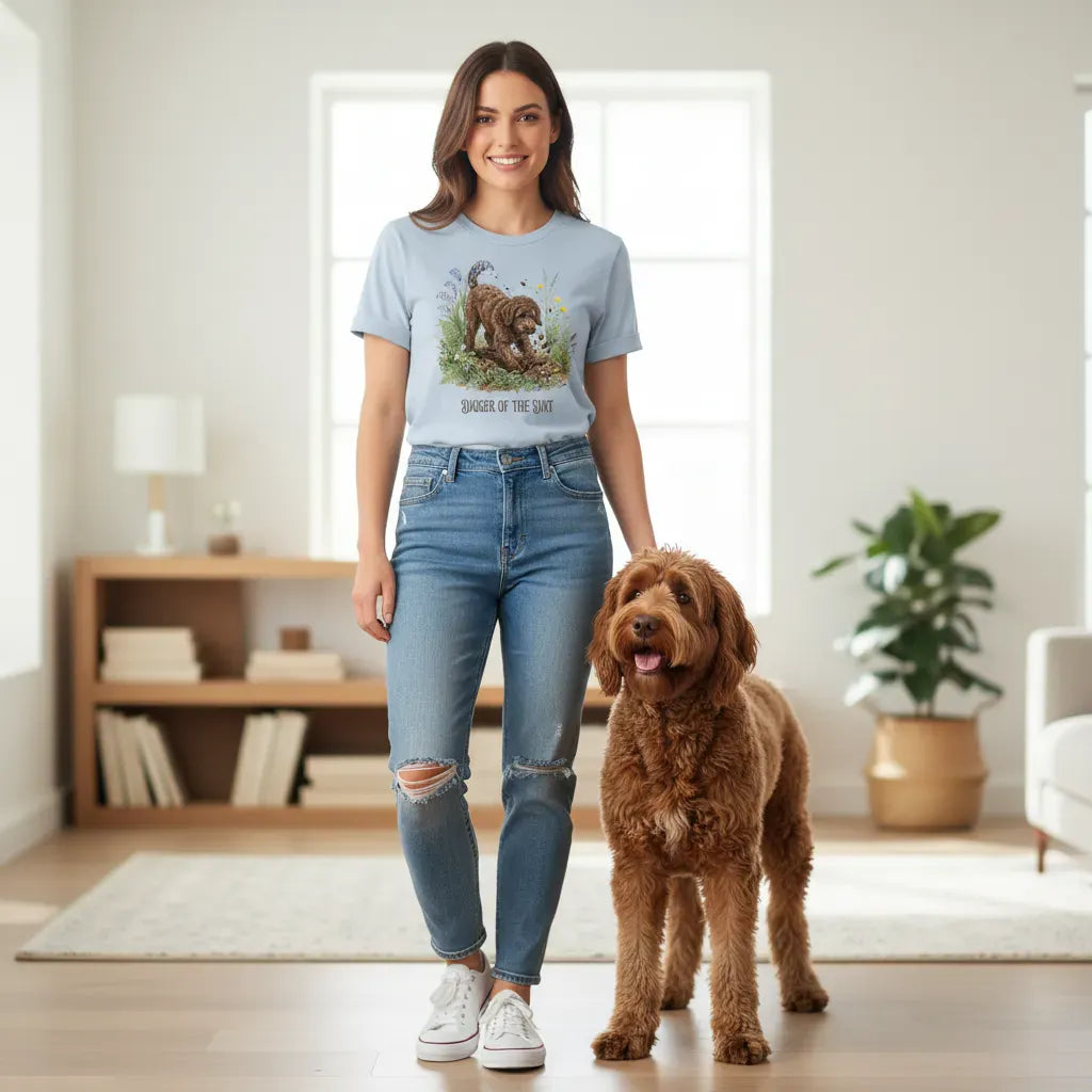 Chocolate Doodle Dirt T-Shirt in by Puppy Jo