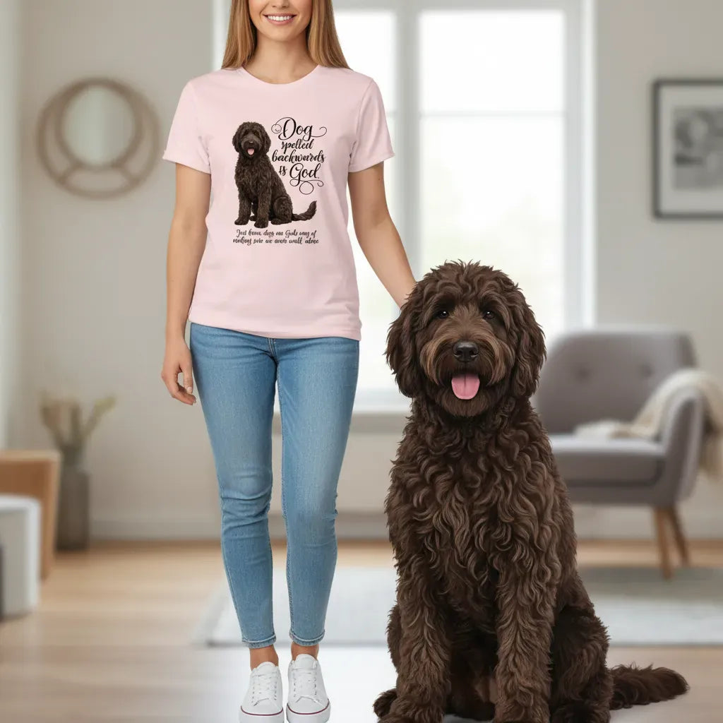 Chocolate Doodle God T-Shirt in by Puppy Jo