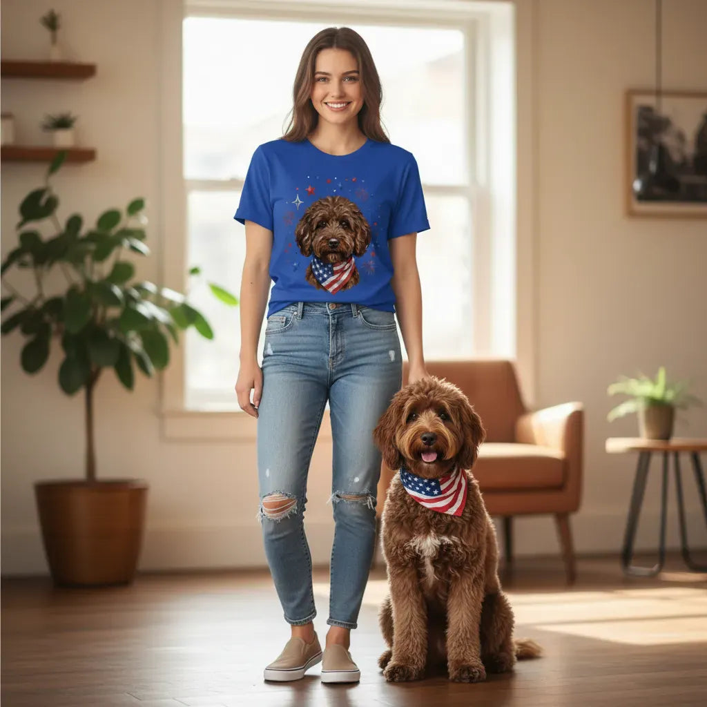 Chocolate Doodle Spirit T-Shirt in by Puppy Jo