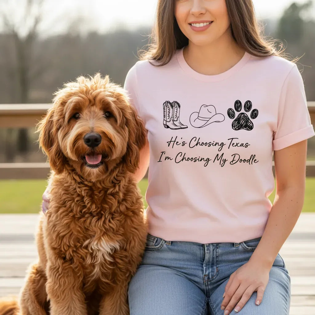 Choosing Doodle T-Shirt in by Puppy Jo