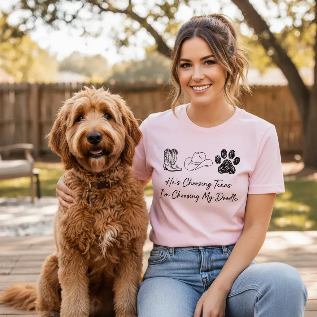 Choosing Doodle T-Shirt in by Puppy Jo