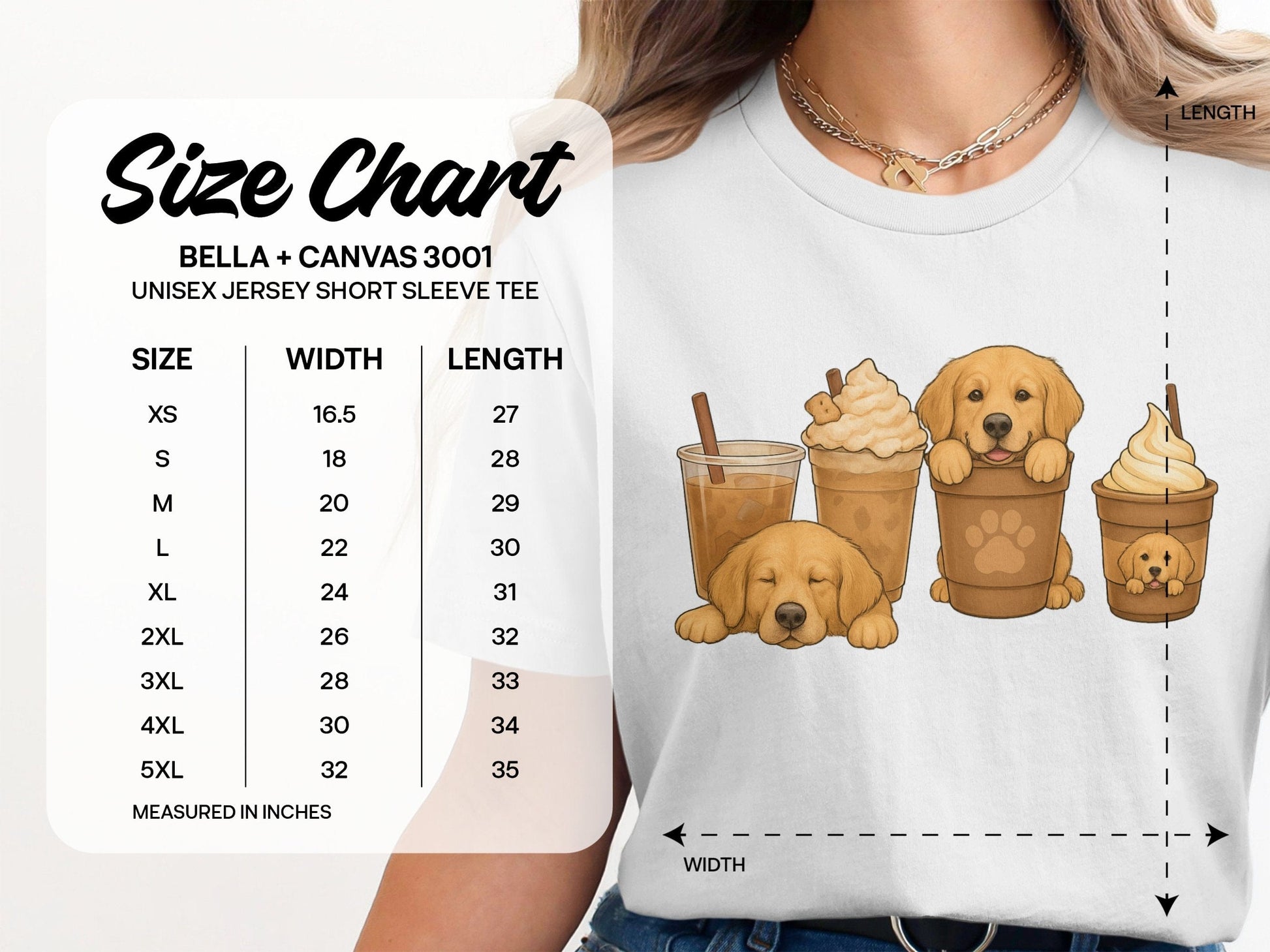 Cute Puppies and Drinks Graphic Tee Shirt product