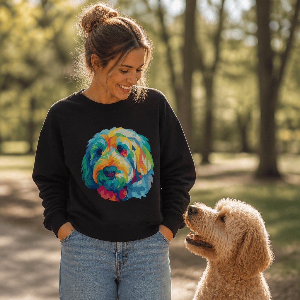 Colorful Doodle Sweatshirt in by Puppy Jo