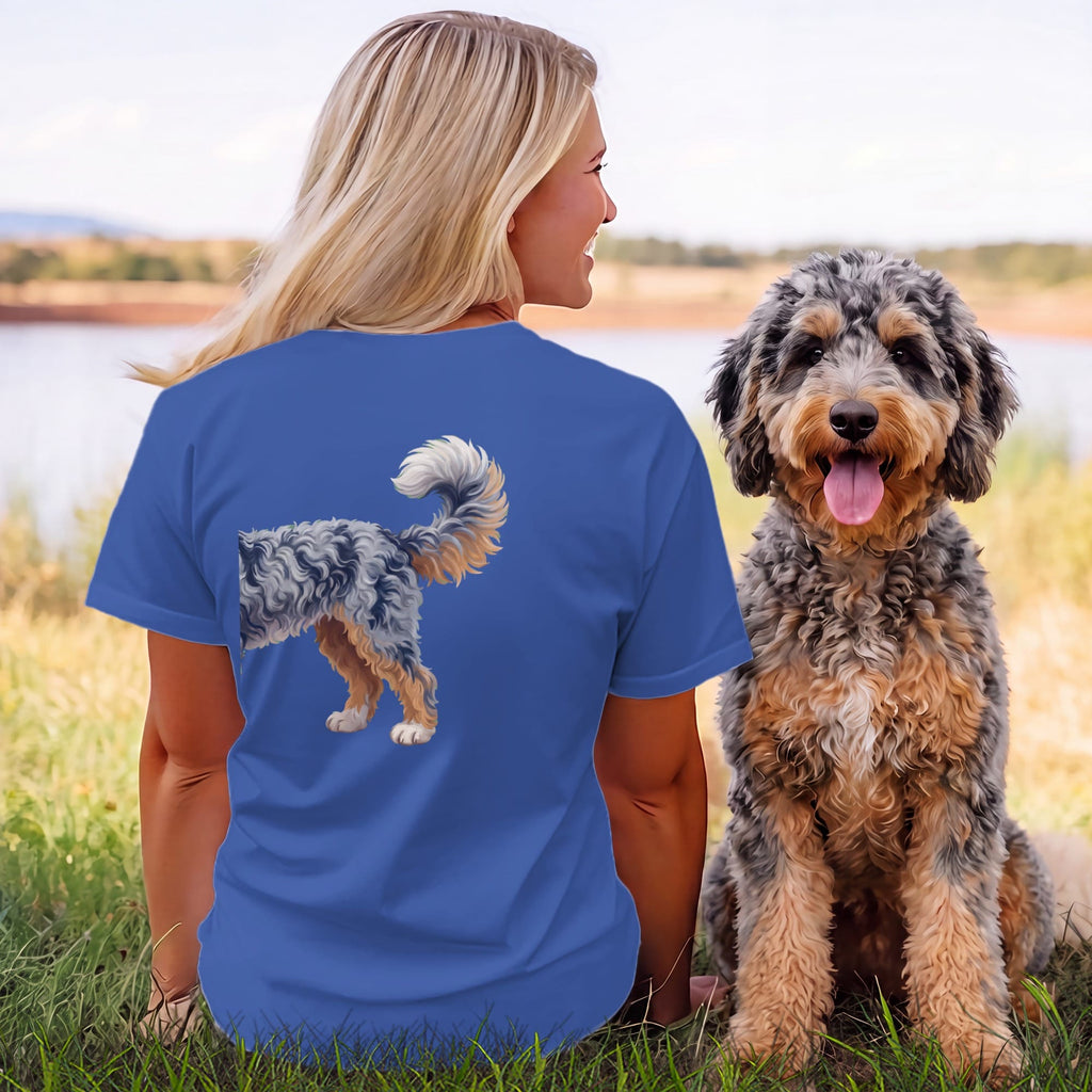 Coming & Going Aussiedoodle T-Shirt in by Puppy Jo