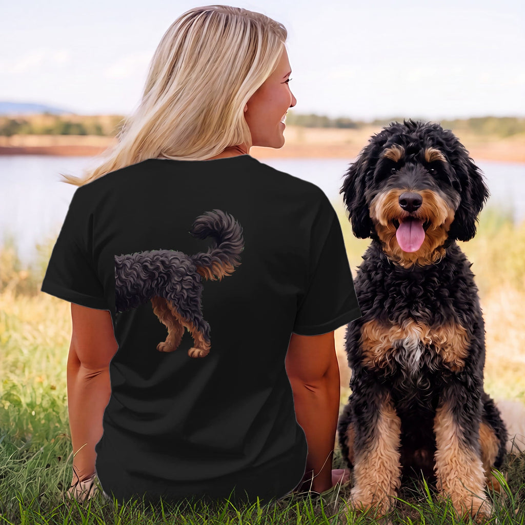 Coming & Going Phantom Goldendoodle T-Shirt in by Puppy Jo