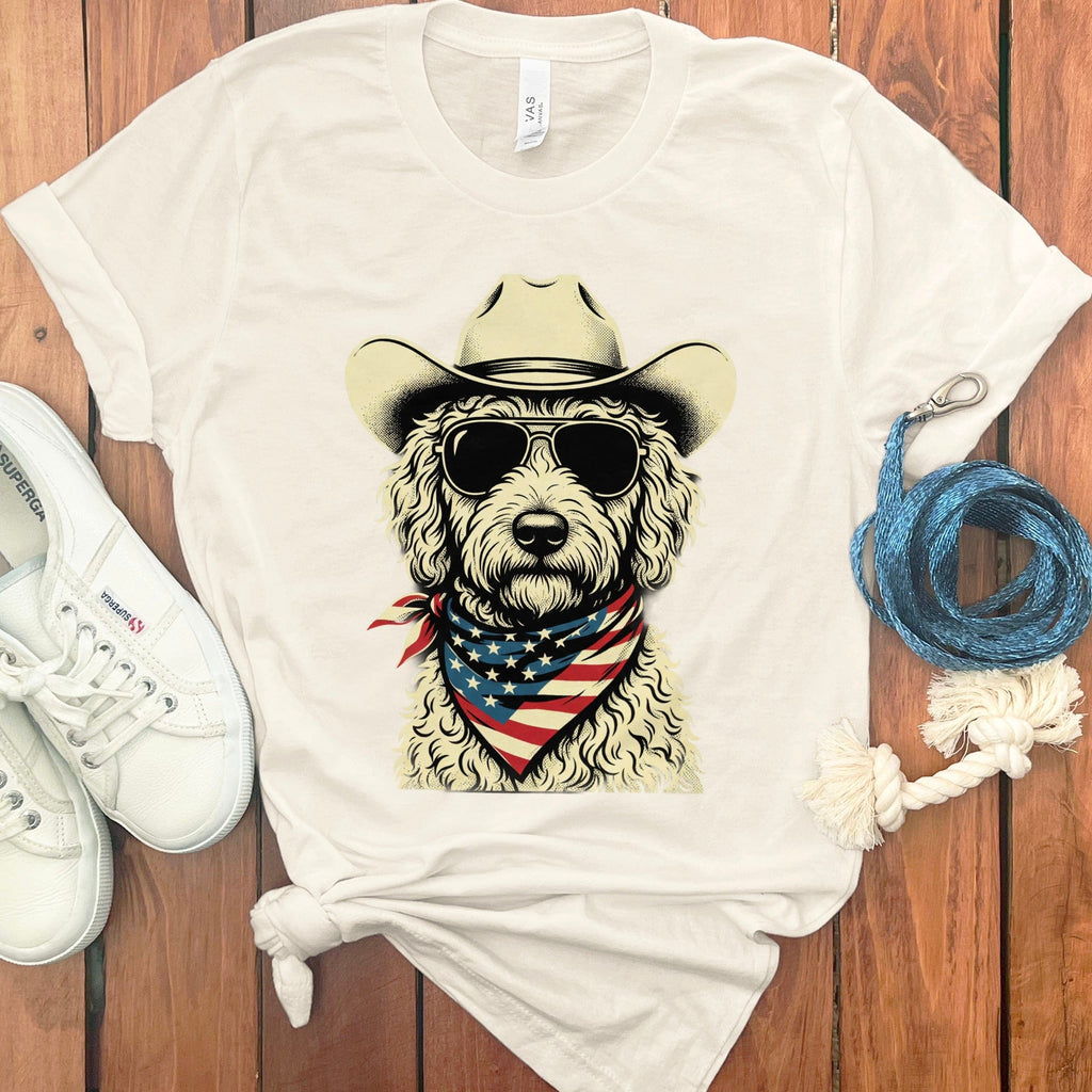 Cowboy Spirit Doodle T-Shirt in Natural / S by Puppy Jo