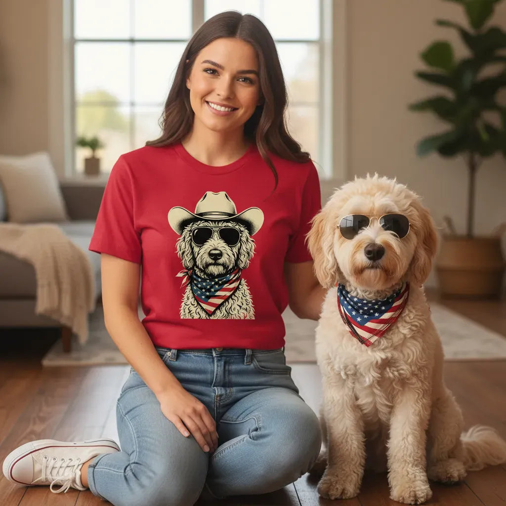 Cowboy Spirit Doodle T-Shirt in by Puppy Jo