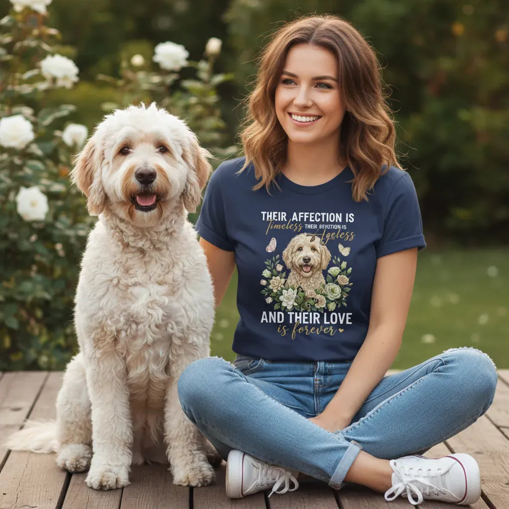 Cream Doodle Affection T-Shirt in by Puppy Jo