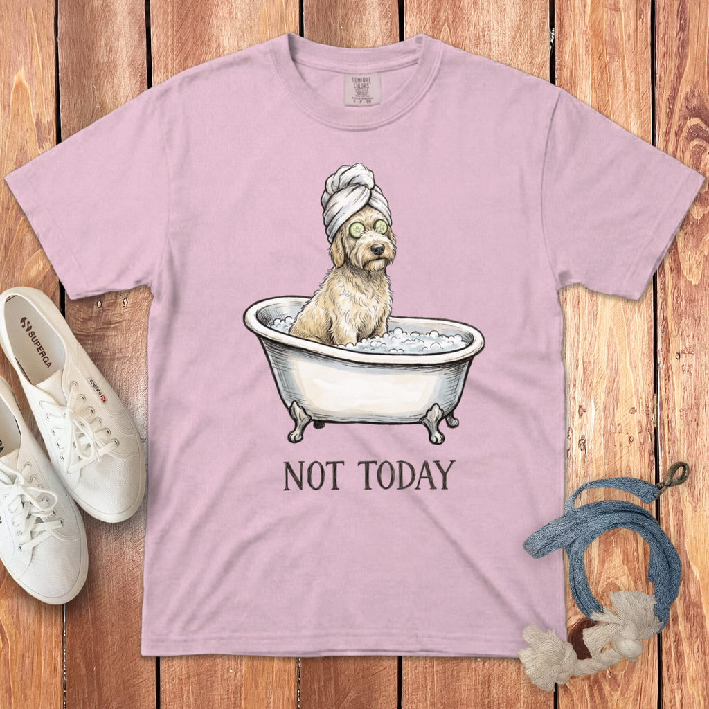 Cream Doodle Bath Signature T-Shirt in Blossom / M by Puppy Jo