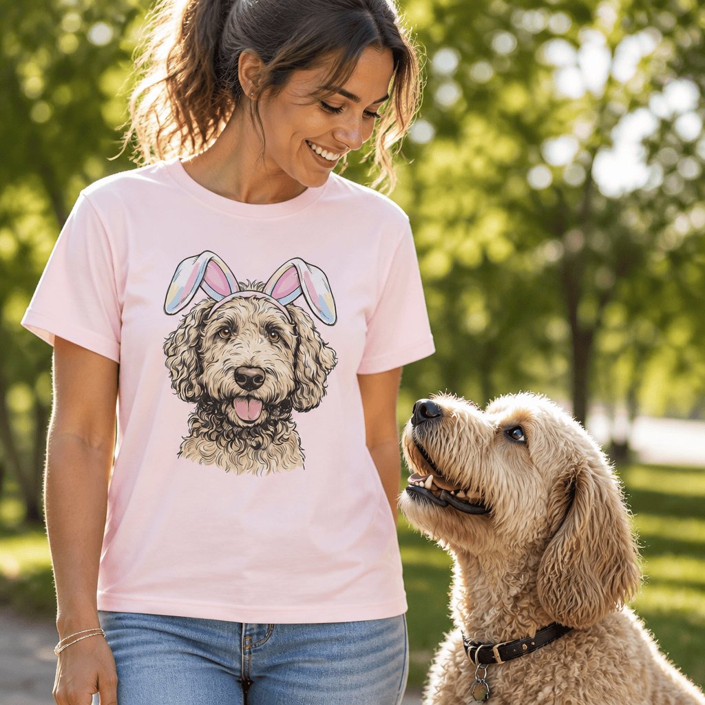 Cream Doodle Bunny T-Shirt in by Puppy Jo
