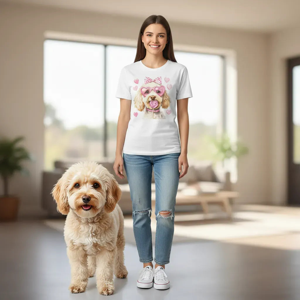 Cream Doodle Coquette Sweatshirt in by Puppy Jo