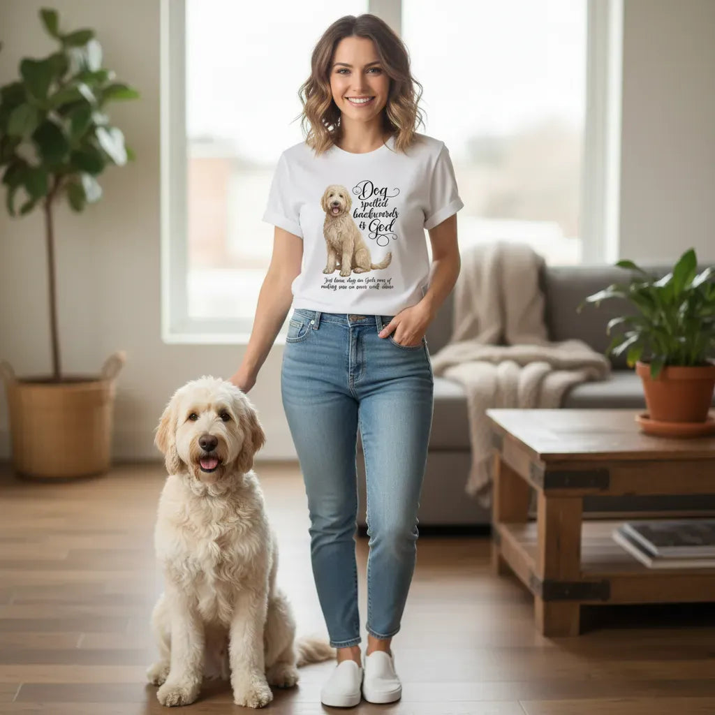 Cream Doodle God T-Shirt in by Puppy Jo