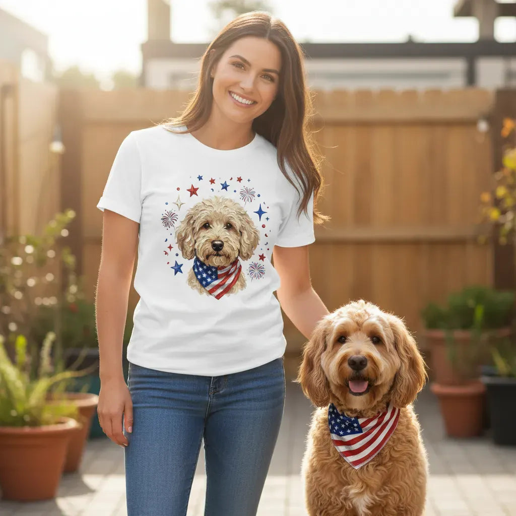 Cream Doodle Spirit T-Shirt in by Puppy Jo