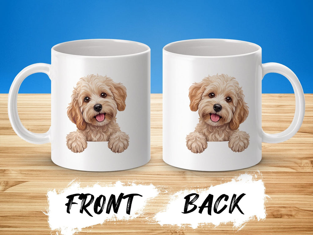 Curious Maltipoo Mug in by MyDesigns