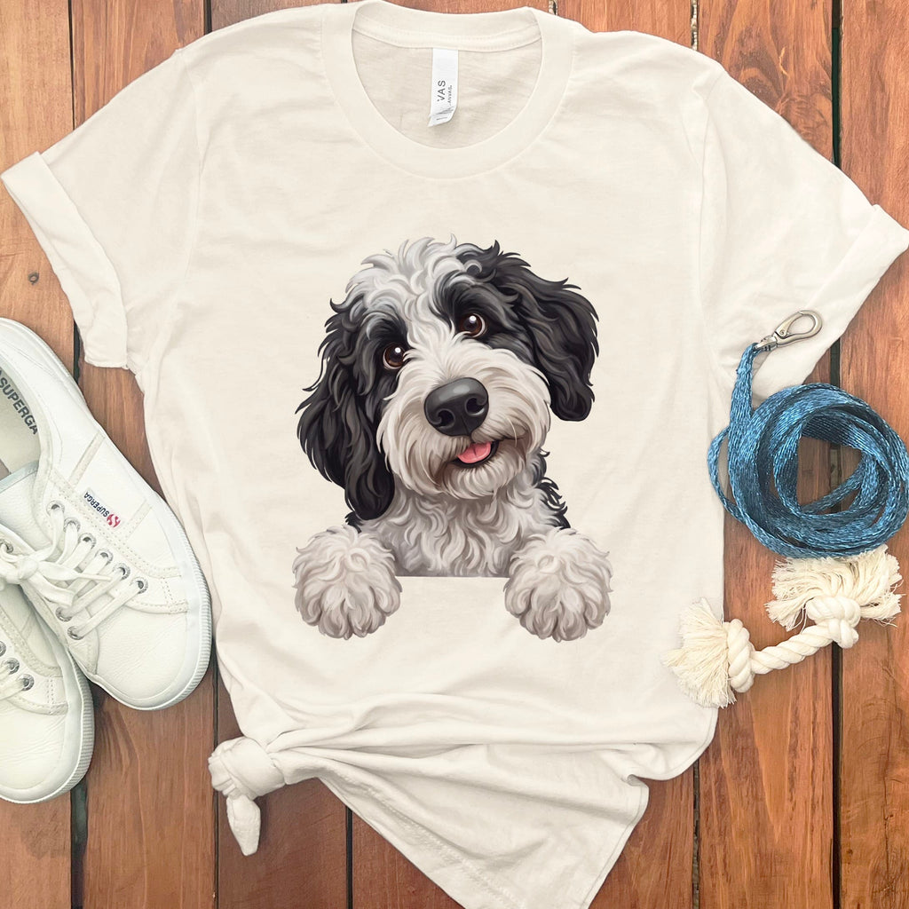 Curious Sheepadoodle T-Shirt in Natural / S by Puppy Jo