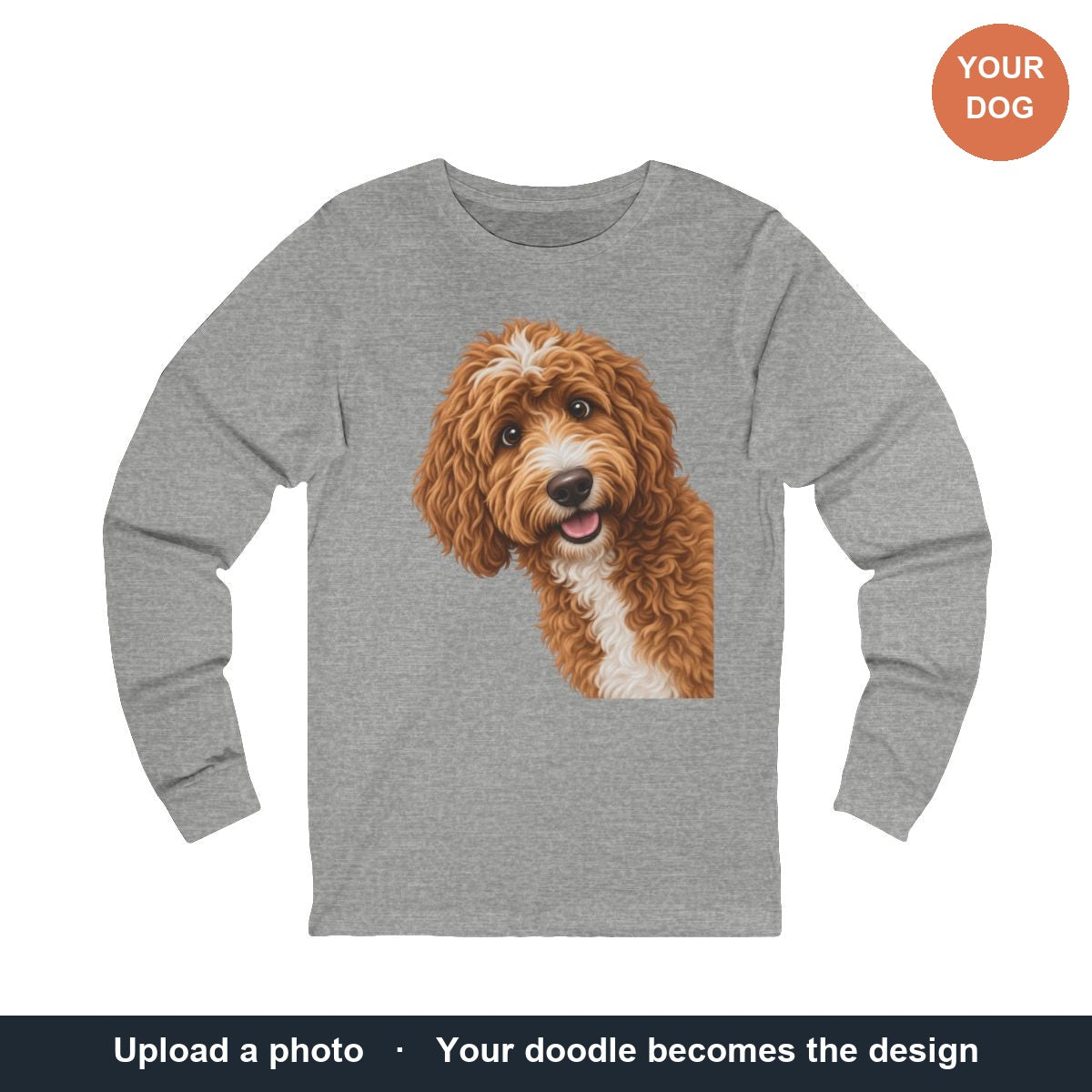 Upload a photo, Your doodle becomes the design