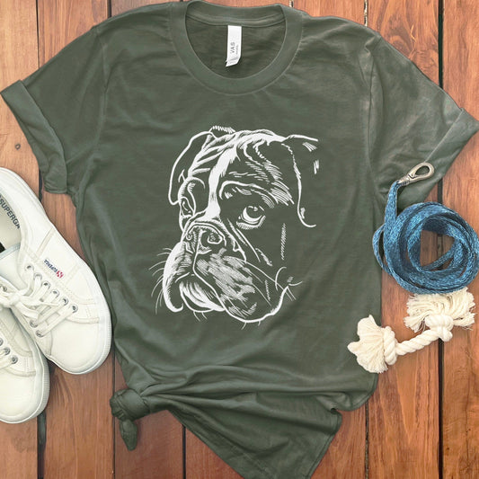 Bulldog Sketch Graphic Tee Stylish Apparel product type