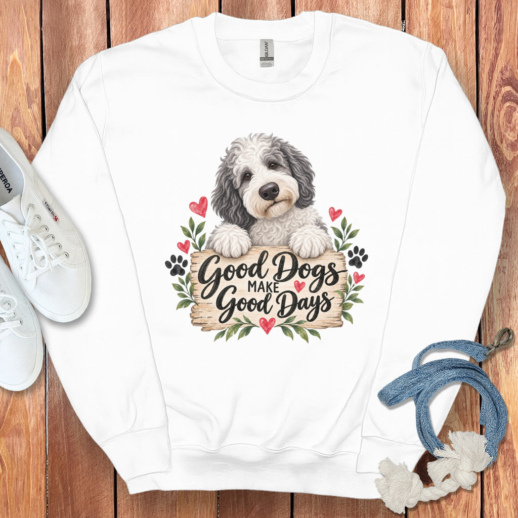 Sheepadoodle Good Days Sweatshirt