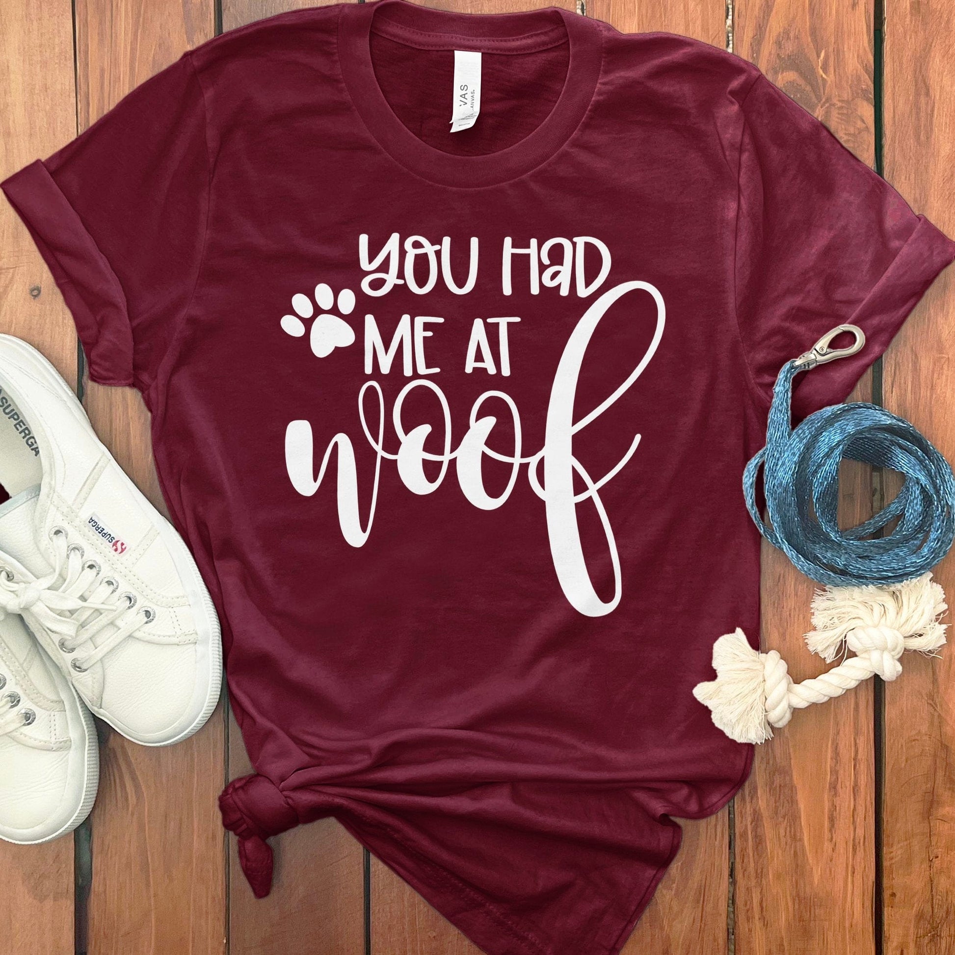 You Had Me at Woof T-shirt cute pet lover product