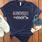 Bernedoodle Mama Graphic Tees Fun Design Shirt