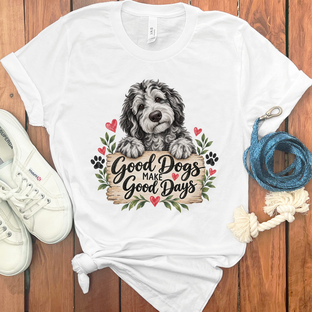 Merle Goldendoodle Good Days T-Shirt