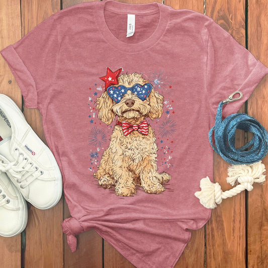 Adorable Patriotic Dog Graphic Design T-shirt product