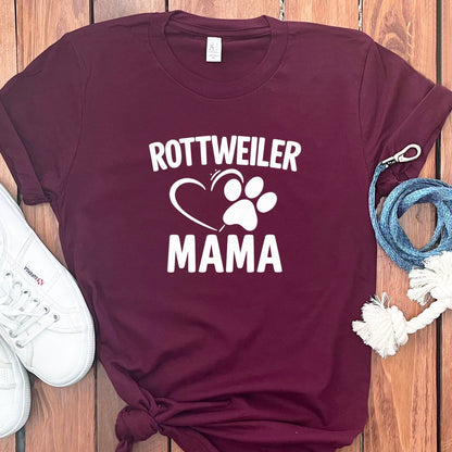 Rottweiler Mama Graphic Tee Shirt Dog Lover product type
