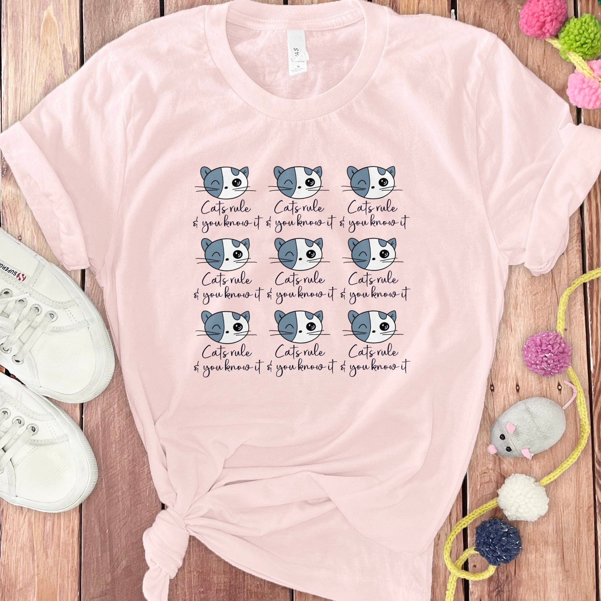 Cats Rule If You Know It Cats Graphic Tee product