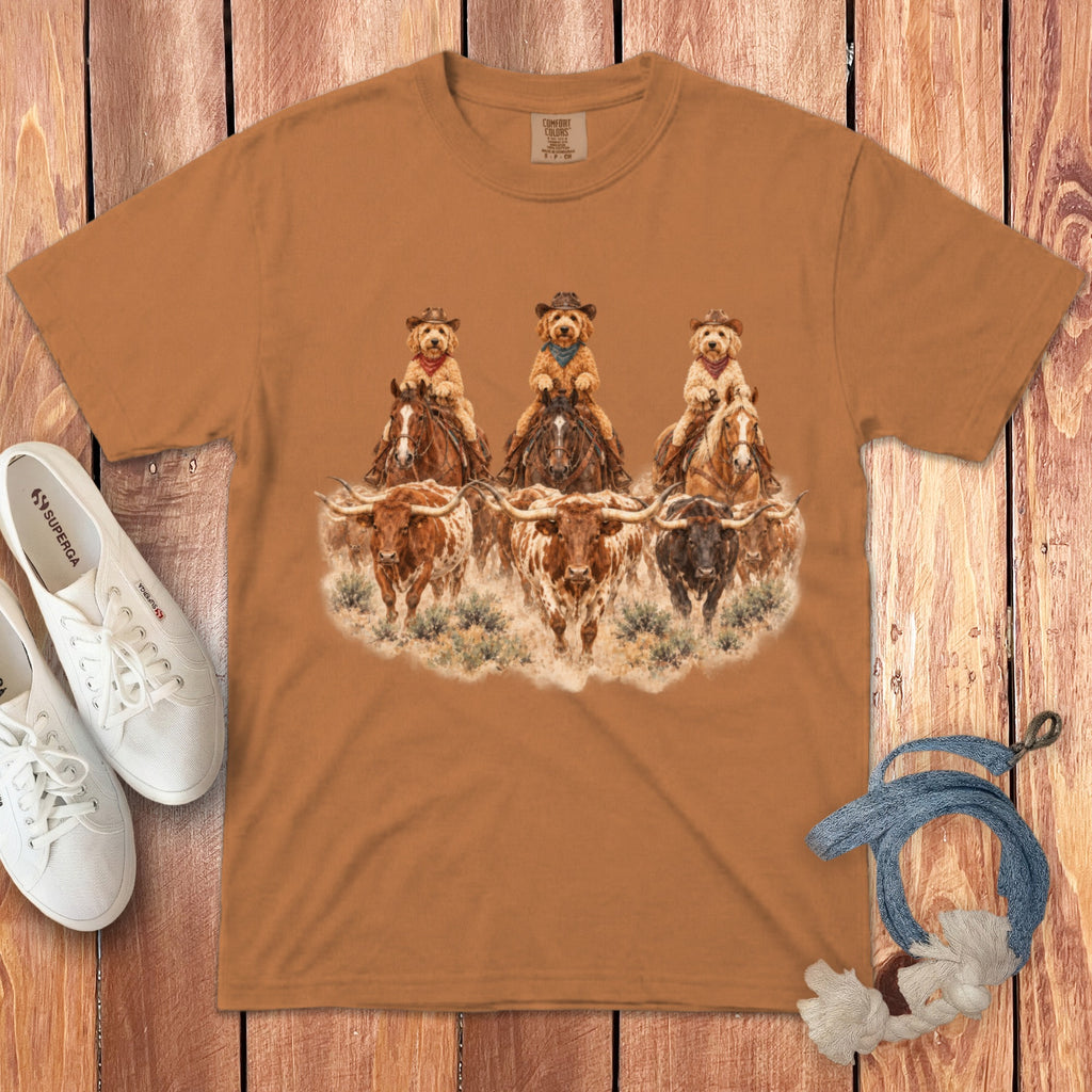 Western Doodle Cowboy Signature T-Shirt