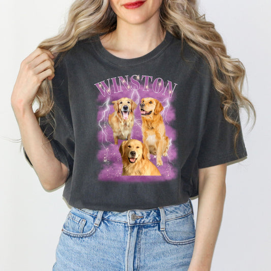 Winston Dog Themed Graphic T-shirt product