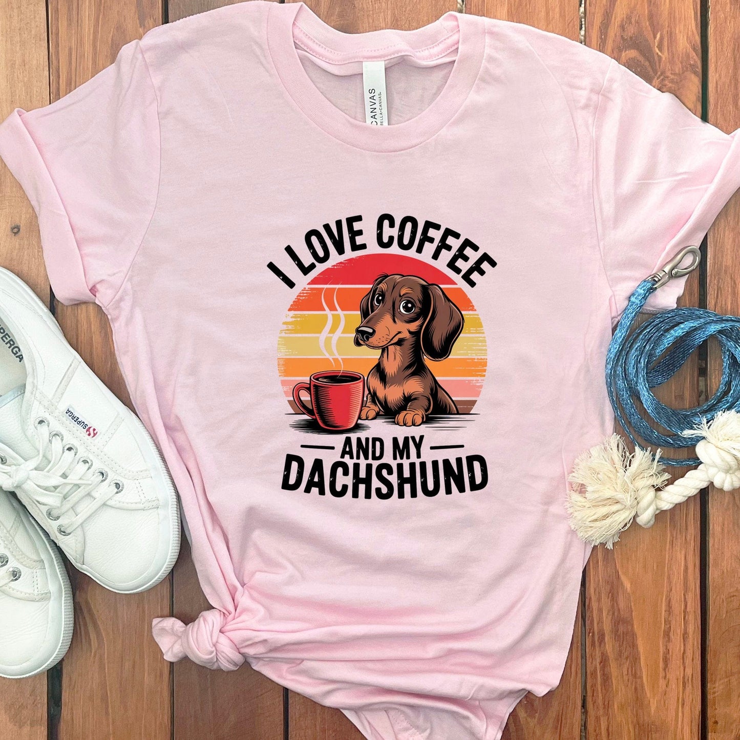 I Love Coffee And My Dachshund T-shirt product type