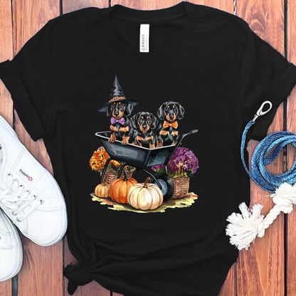 DACHSHUND HALLOWEEN T-SHIRT