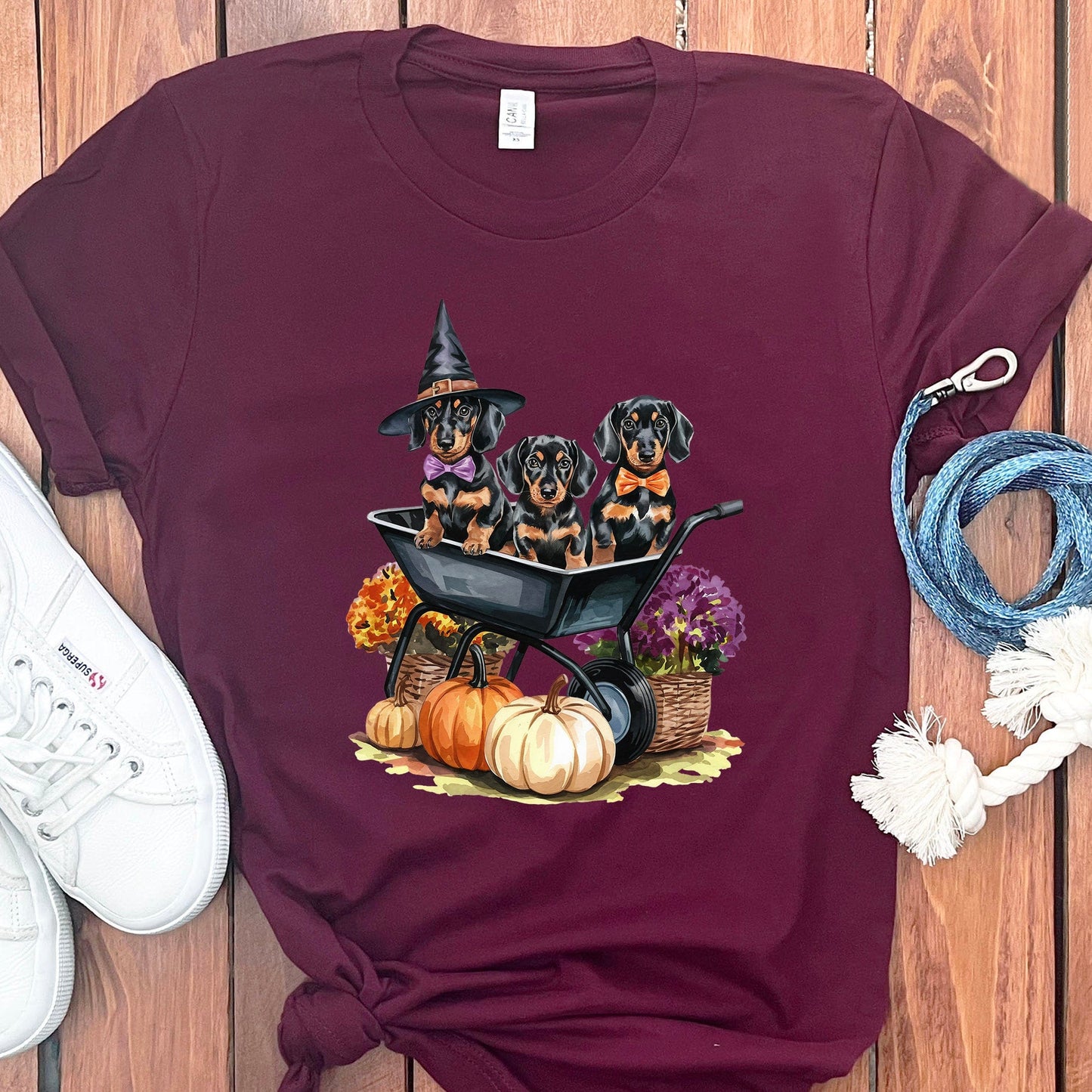 DACHSHUND HALLOWEEN T-SHIRT