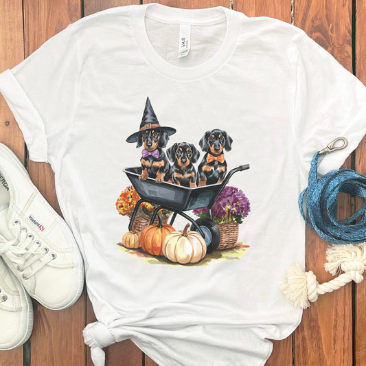 DACHSHUND HALLOWEEN T-SHIRT