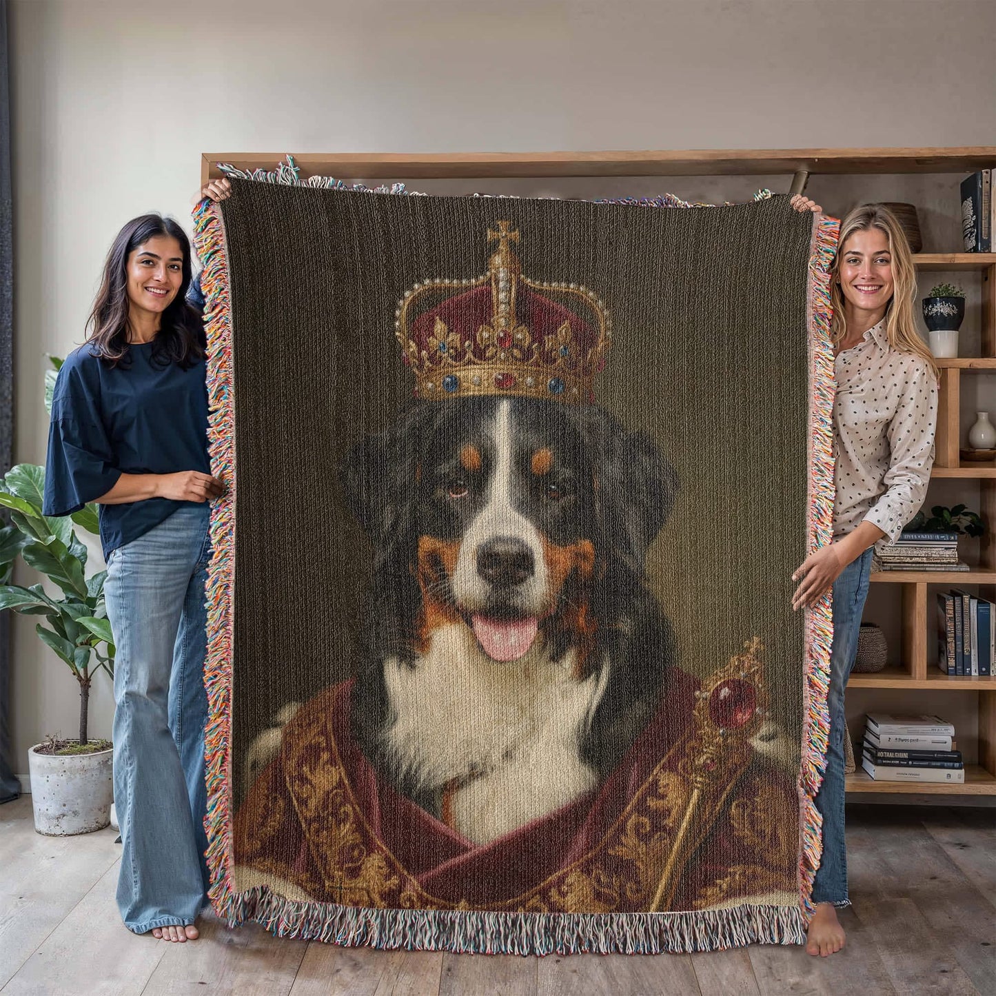 THE ROYAL PET PORTRAIT BLANKET