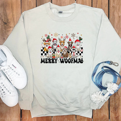 Merry Woofmas Christmas Dogs Cute Design Sweatshirt product type