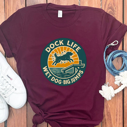 Dock Life Wet Dog Big Jumps Graphic Tee product