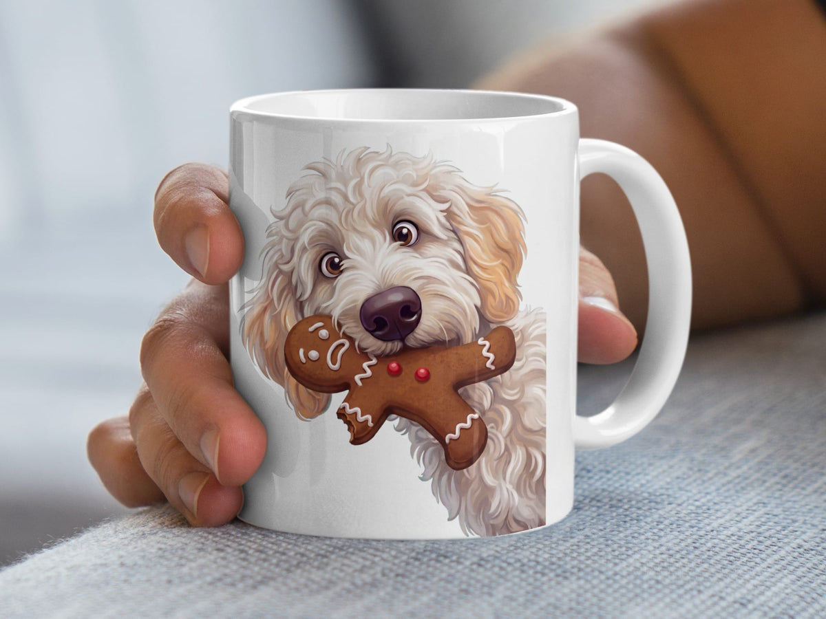 Maltipoo Cookie Thief Mug in by Puppy Jo