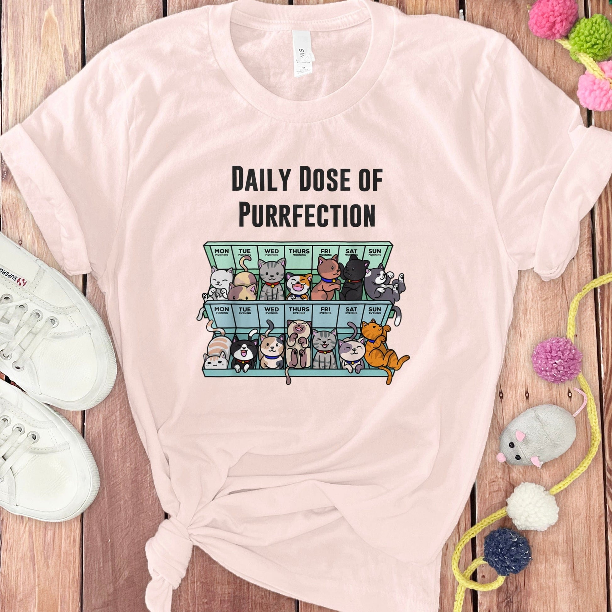 Daily Dose of Purrfection Cat Lover T-shirt product type
