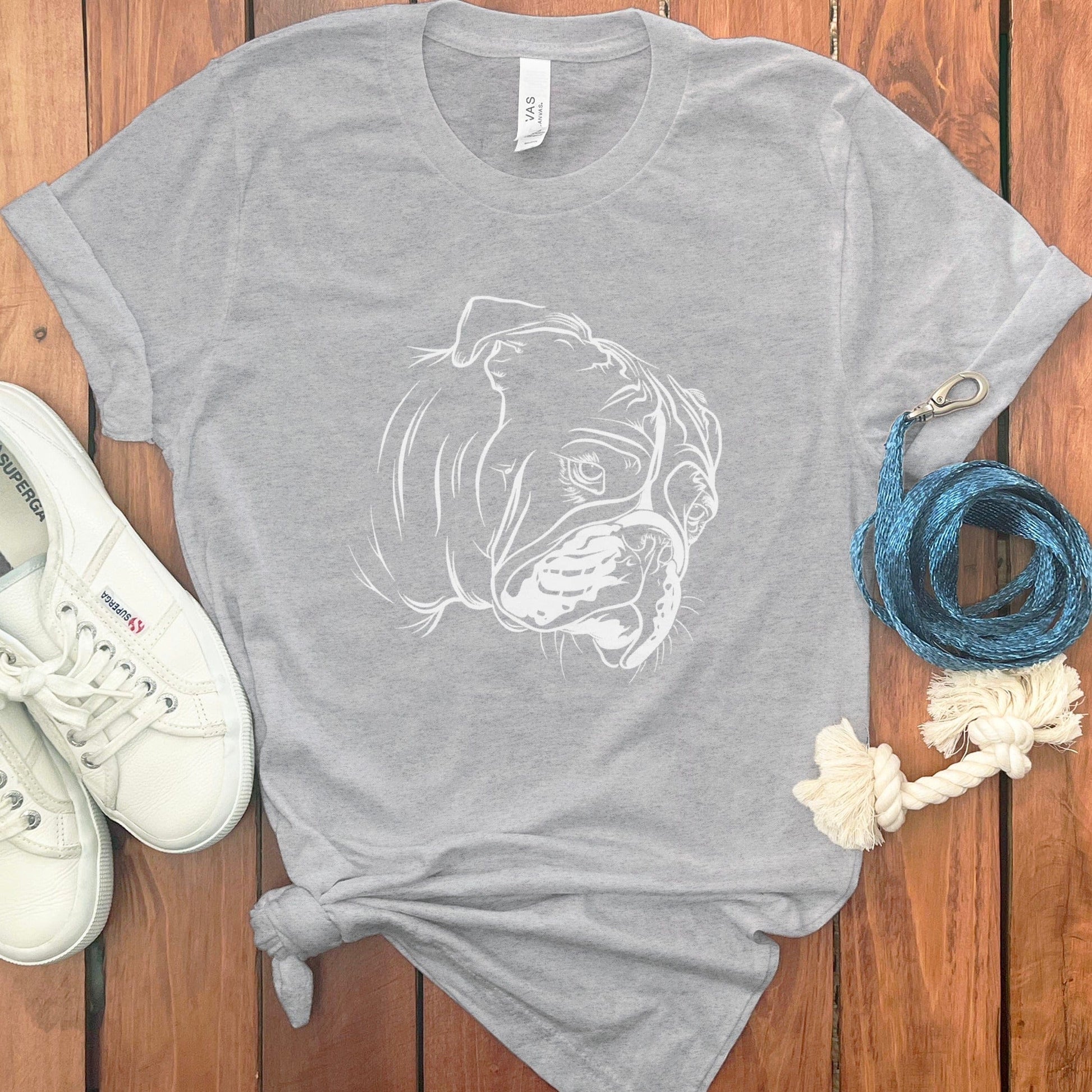 Bulldog Sketch Graphic Design T-shirt product