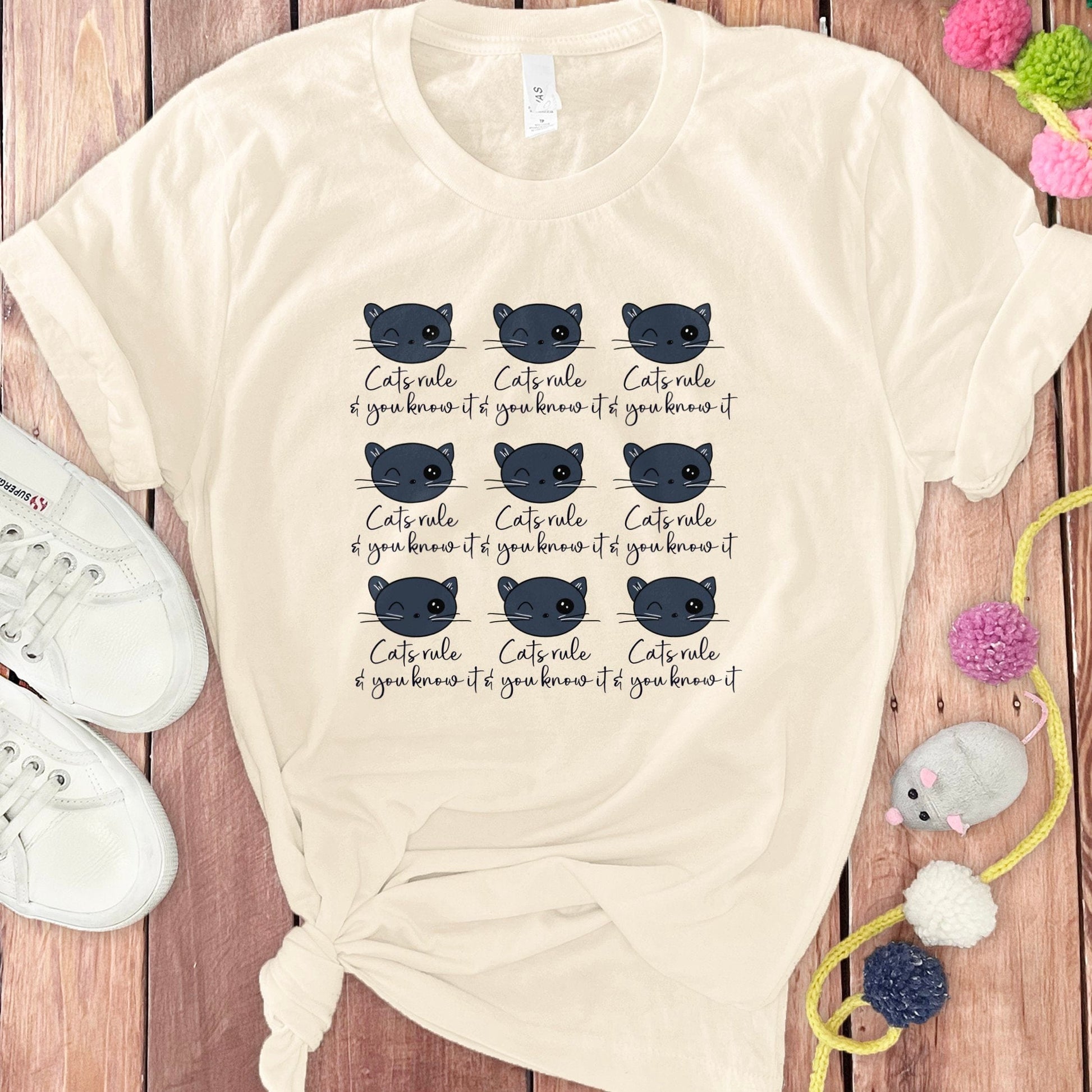 Cats rule if you know it if you know it T-shirt product type