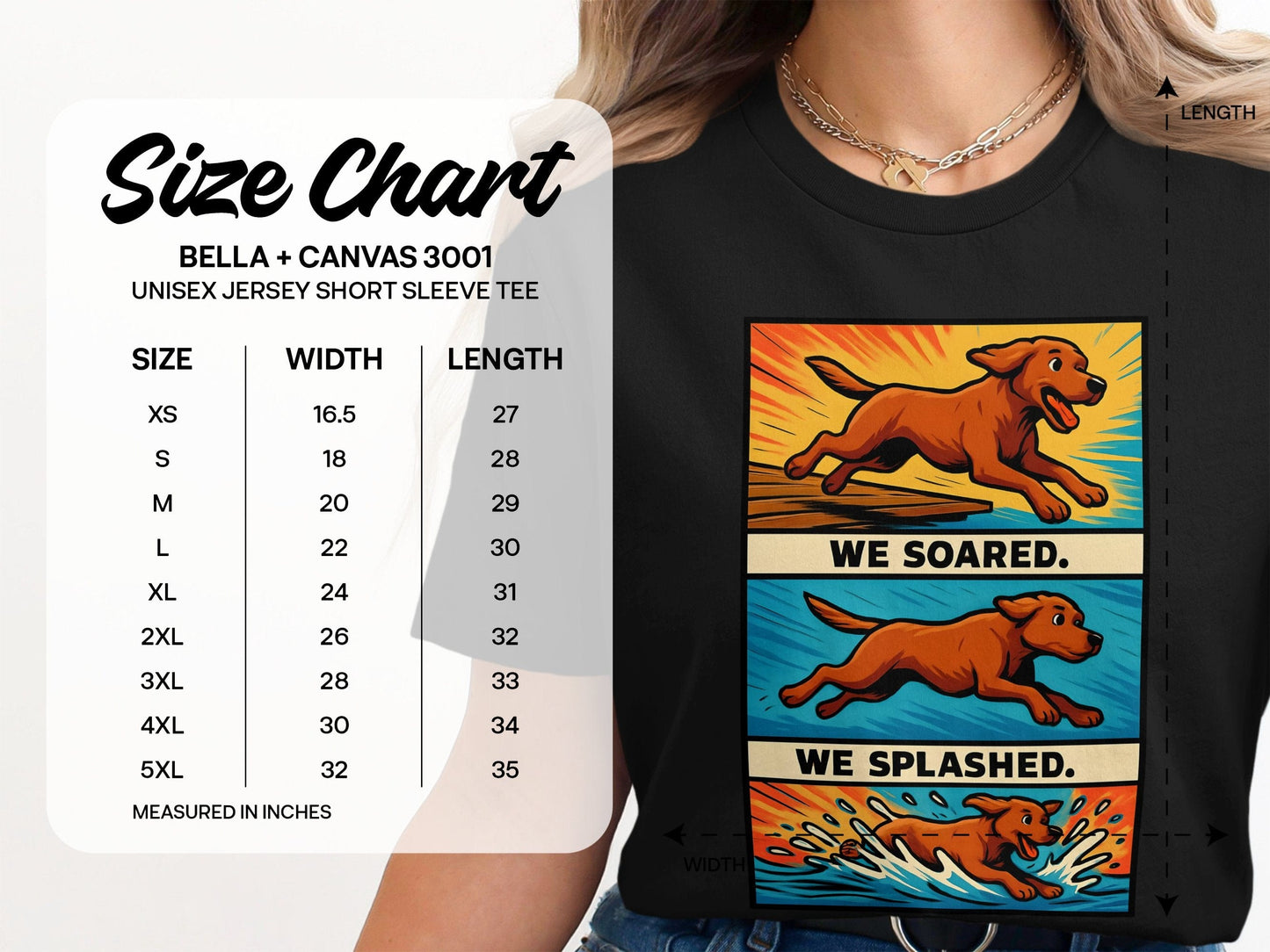 Playful Jumping Dog Graphic Unisex Jersey Shirt product