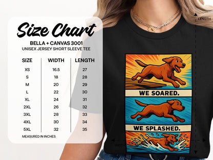 Playful Jumping Dog Graphic Unisex Jersey Shirt product